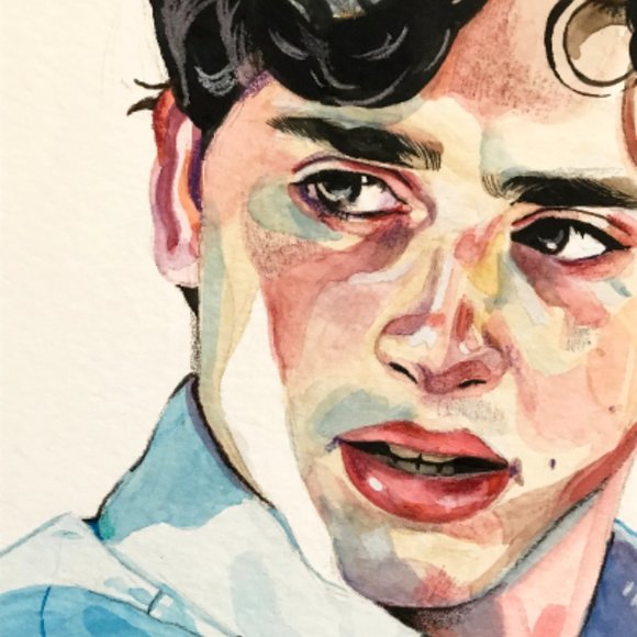 Elio Perlman Portrait from the film 'Call Me By Your Name" - Picture 1 of 3